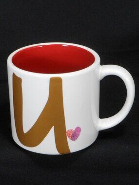 lovely Hallmark letter "U" coffee mug